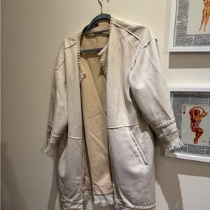 Elegant Cream Women's Coat